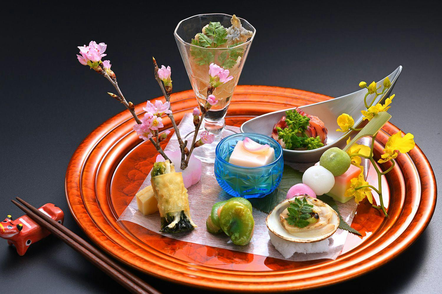 【春の会津郷土料理会席（一例）】