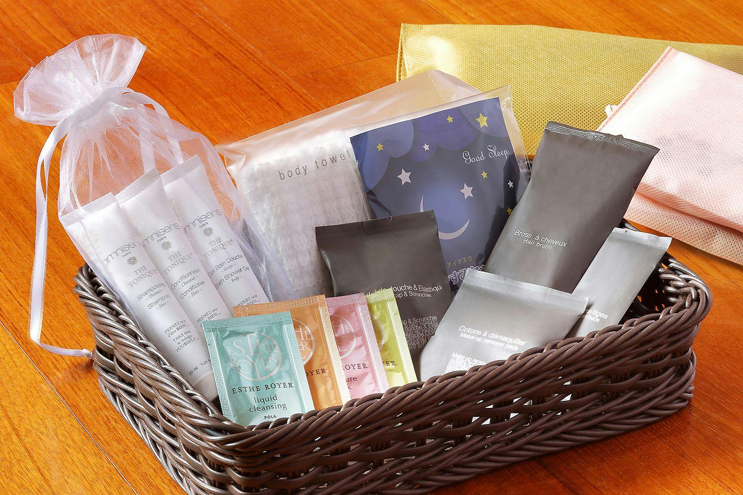 お部屋のアメニティ各種