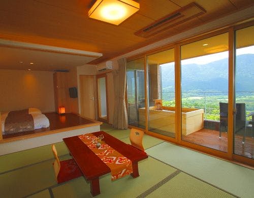 強羅温泉（客室露天風呂）