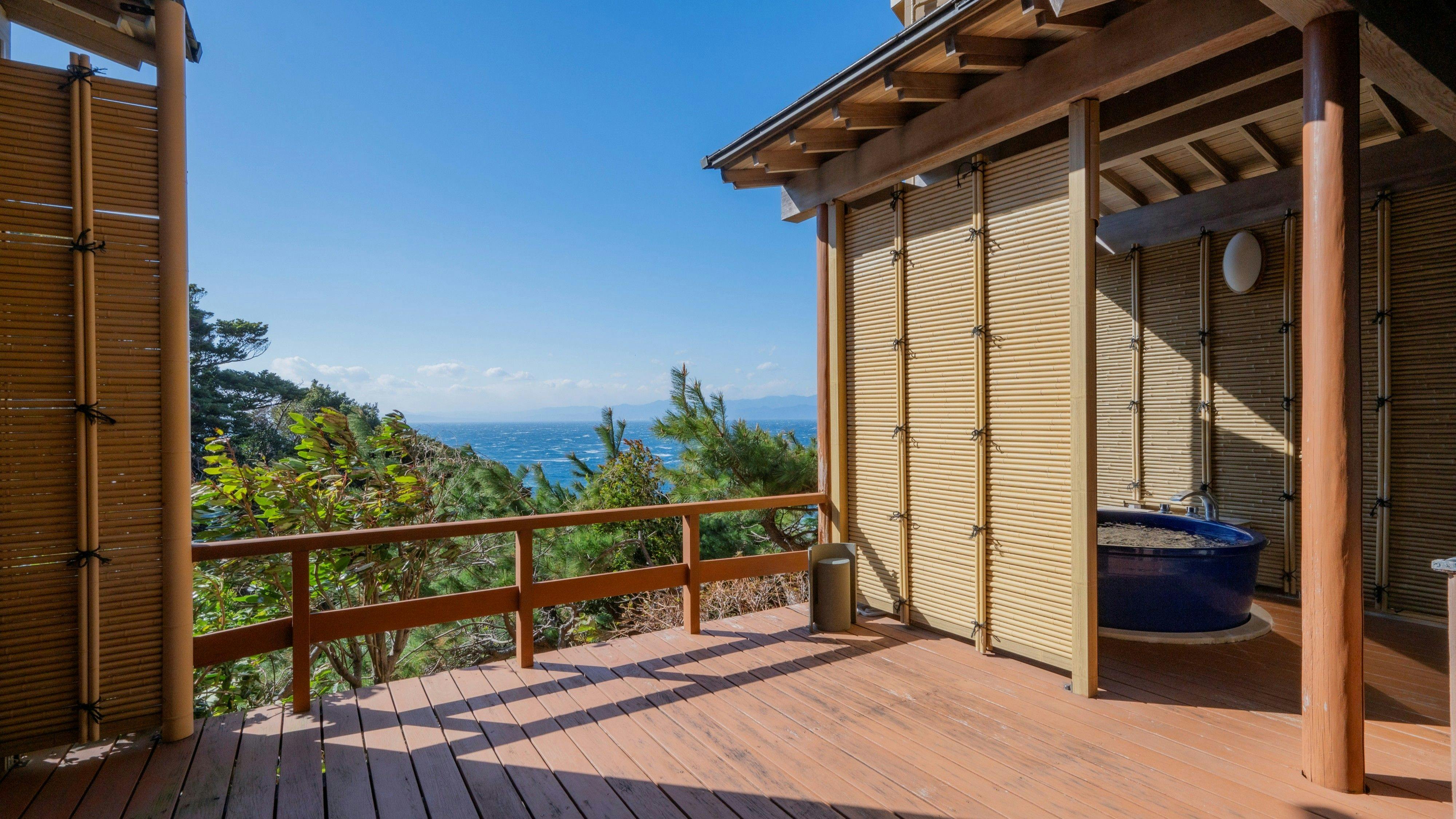 ห้องพิเศษพร้อมอ่างอาบน้ำกลางแจ้ง (ตัวอย่าง)