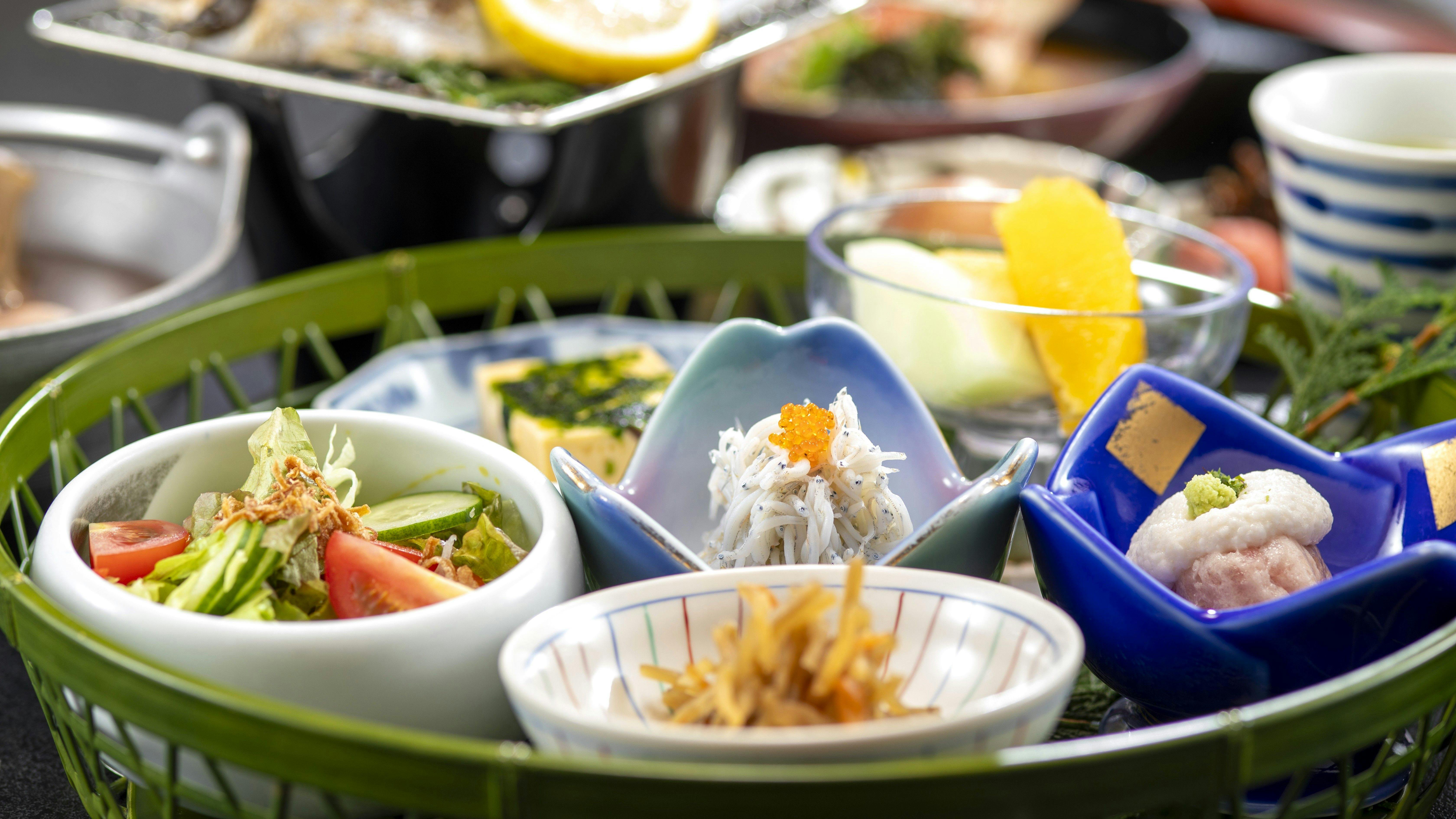 伊豆らしい彩り豊かな健康朝食