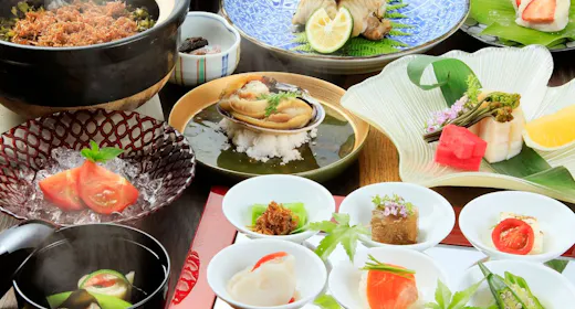 【2食付きプラン】5種より選べるシェフ特製本格ディナーコース。レストランで優雅なひとときを