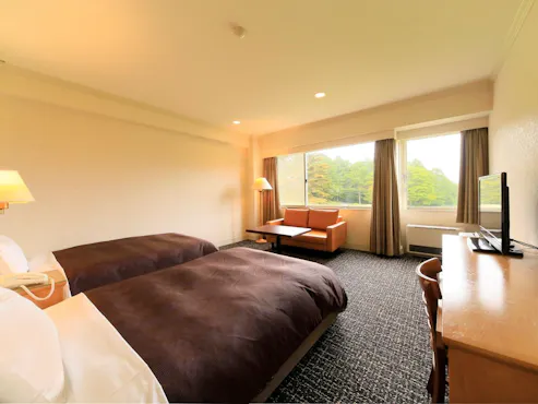 Kamar Twin (maksimal 2 orang) WiFi gratis ※ Bebas rokok