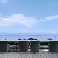 海一望テラスでウェルカムドリンクを!