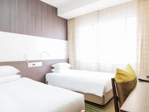 【休閒雙床房】19平方米 ※圖片僅供參考