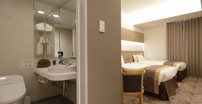 スーペリア ラージツインルーム ユニットバス 早得28 ポイント最大14倍 日本青年館ホテルシンプルステイ 素泊まりプラン 日本青年館 ホテル 一休 Com