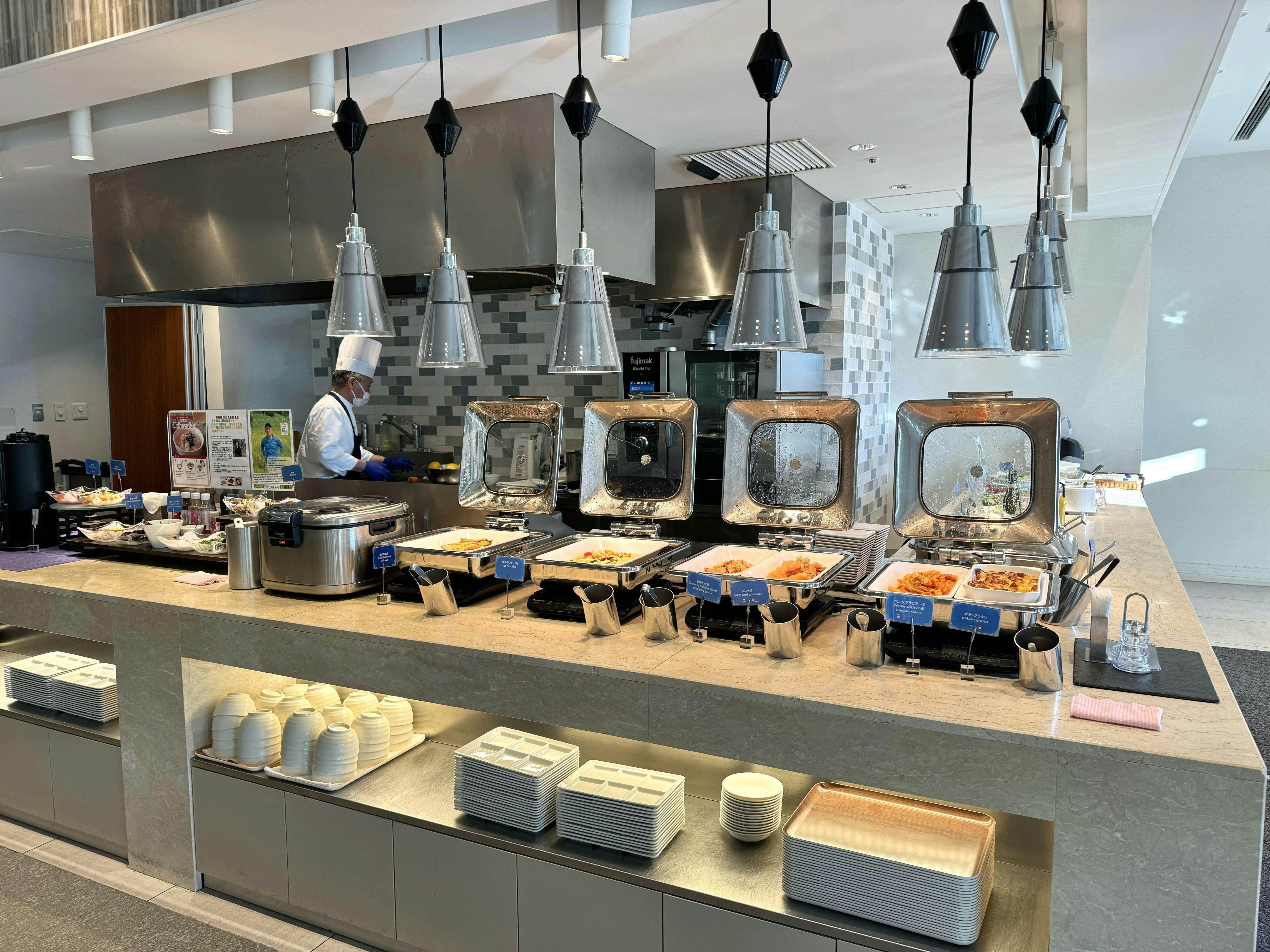 Gambar prasmanan sarapan