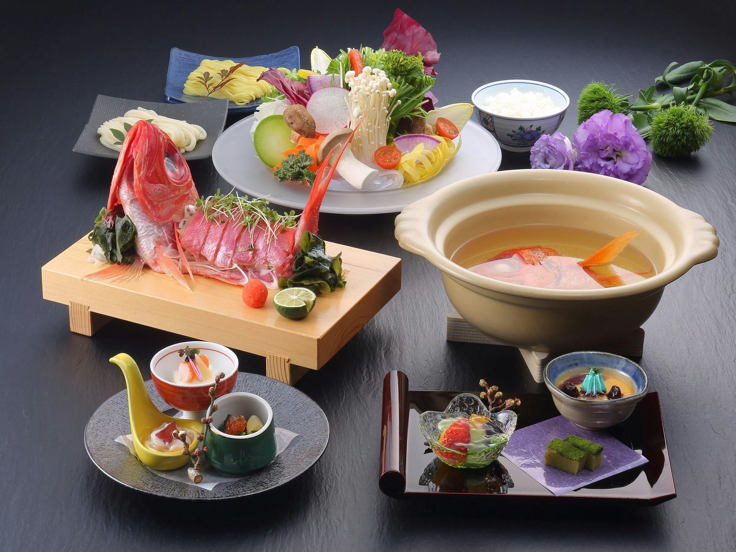 【ホテル最上階で夜景】日本料理あづま「千葉県産ブランド食材のしゃぶしゃぶ」／夕食付