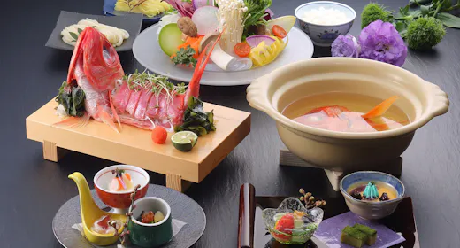 【ホテル最上階で夜景】日本料理あづま「千葉県産ブランド食材のしゃぶしゃぶ」/夕食付