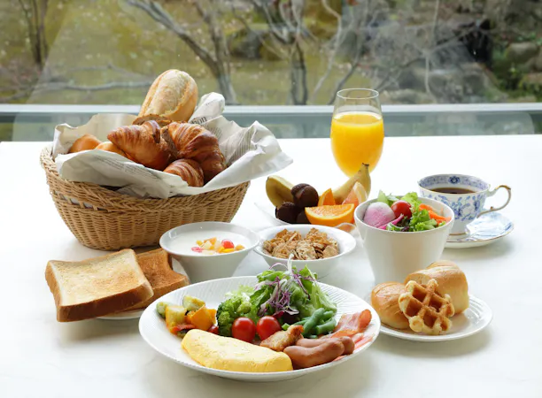 朝食ビュッフェ