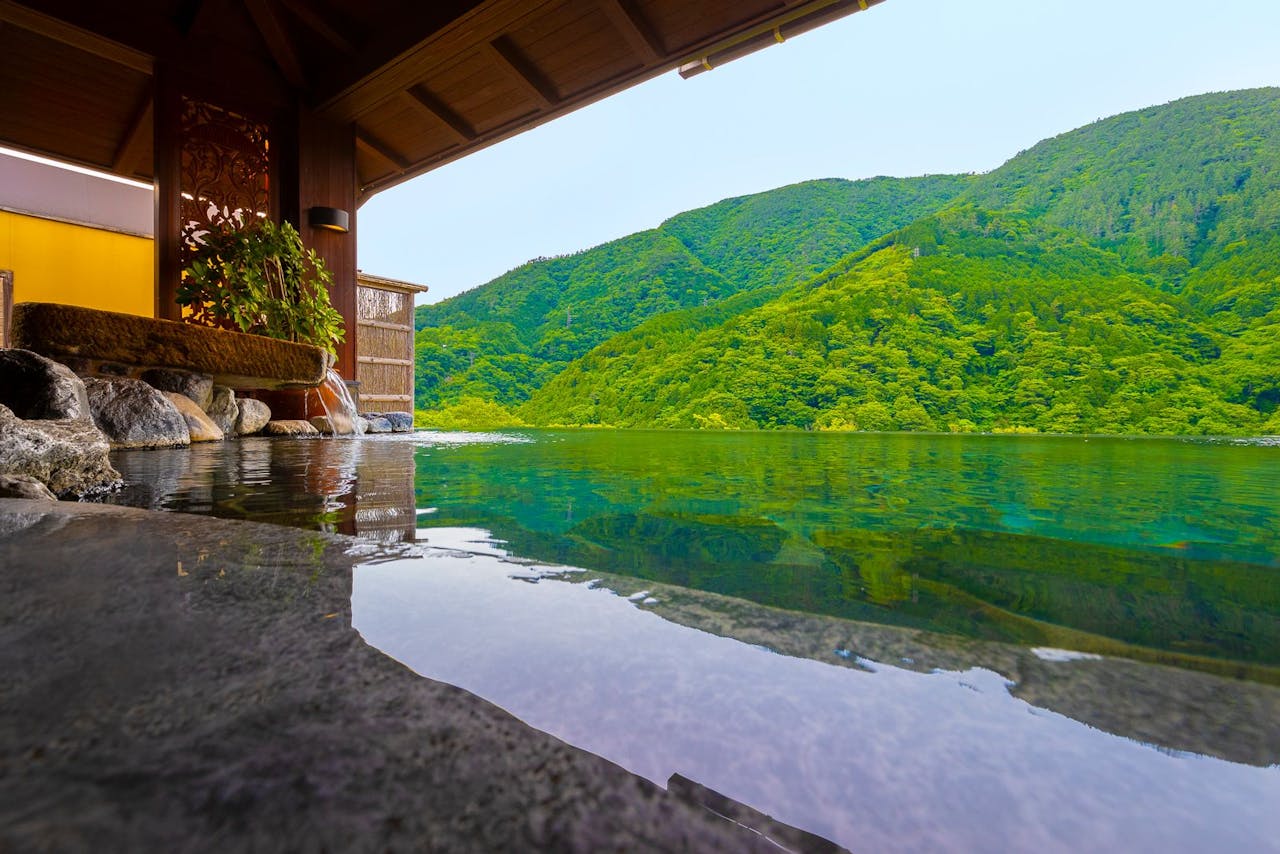 絶景の温泉大浴場