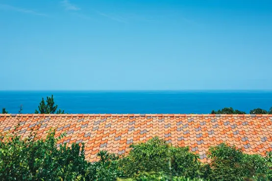 スーペリアVillaBのバルコニーからの眺め