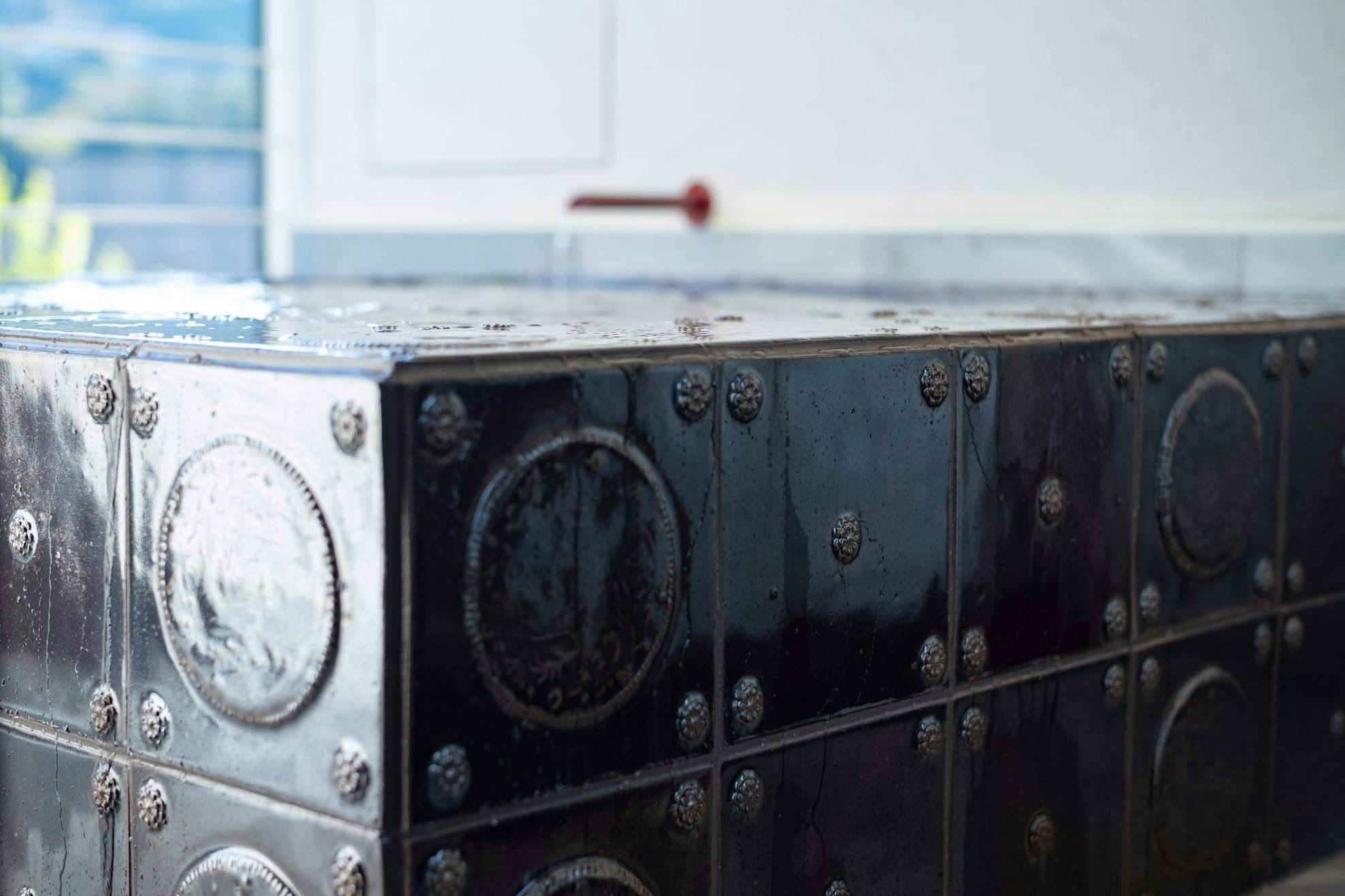 客房露天浴池 三輪套房。