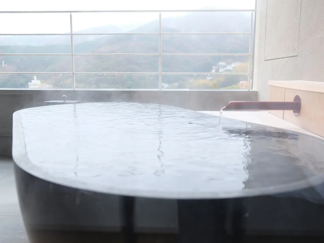 湯河原の温泉を心行くまで(山水のツイン)