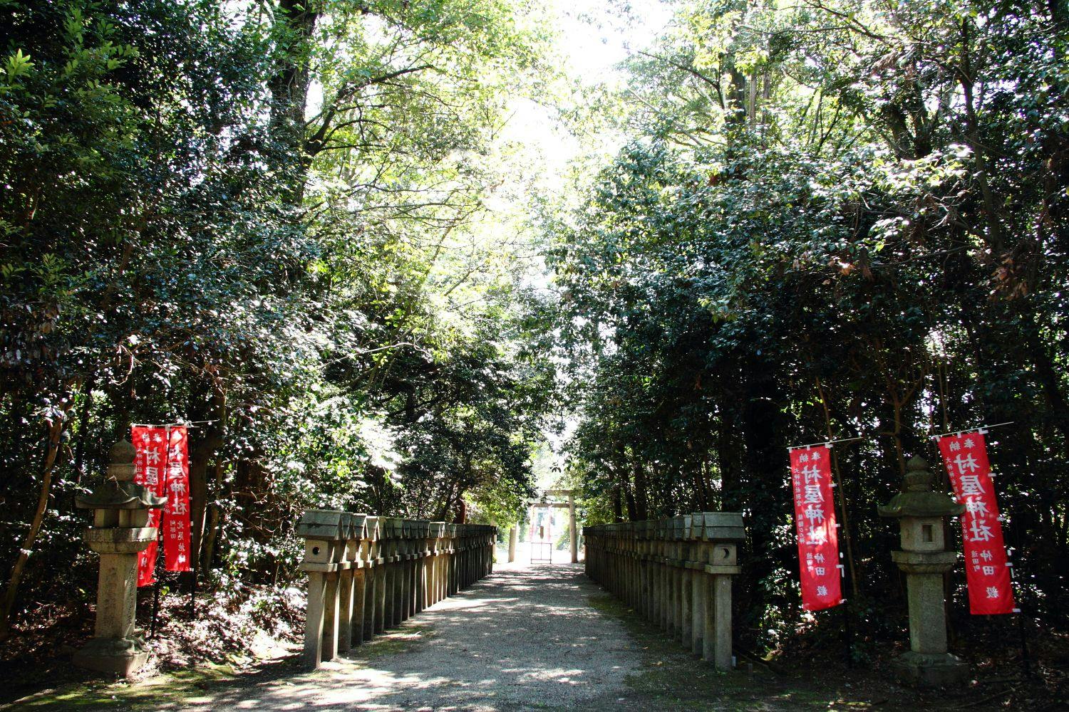鄰近的村屋神社早晨參拜指引
