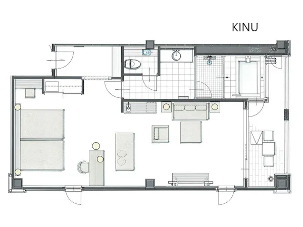 301 KINU 客室間取り図