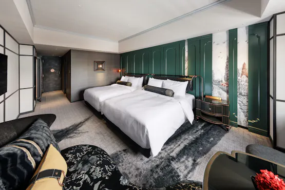 Deluxe Twin dengan 2 Tempat Tidur Queen Size