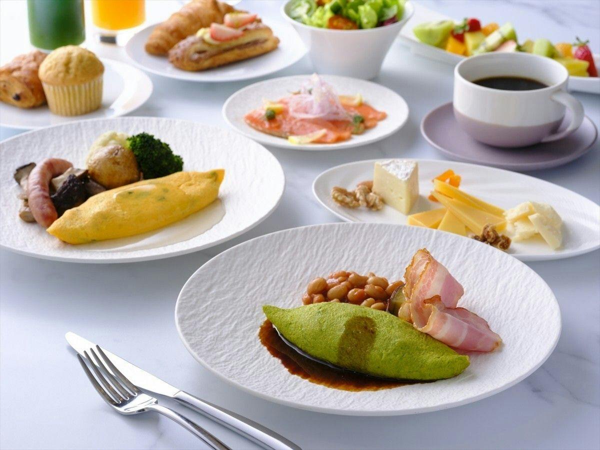 朝食ビュッフェ