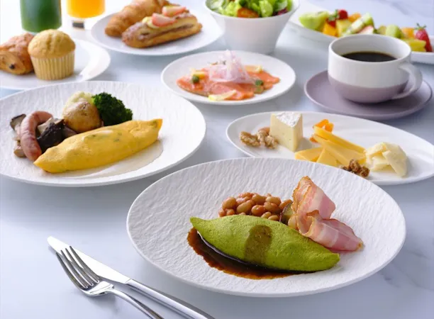 朝食ビュッフェ