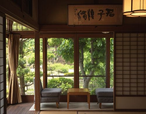 １階・檜の内風呂付の客室