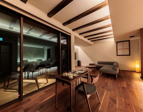 【古今】奥にはプライベートバーを