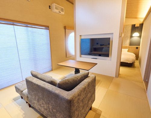 広々内湯の和洋室