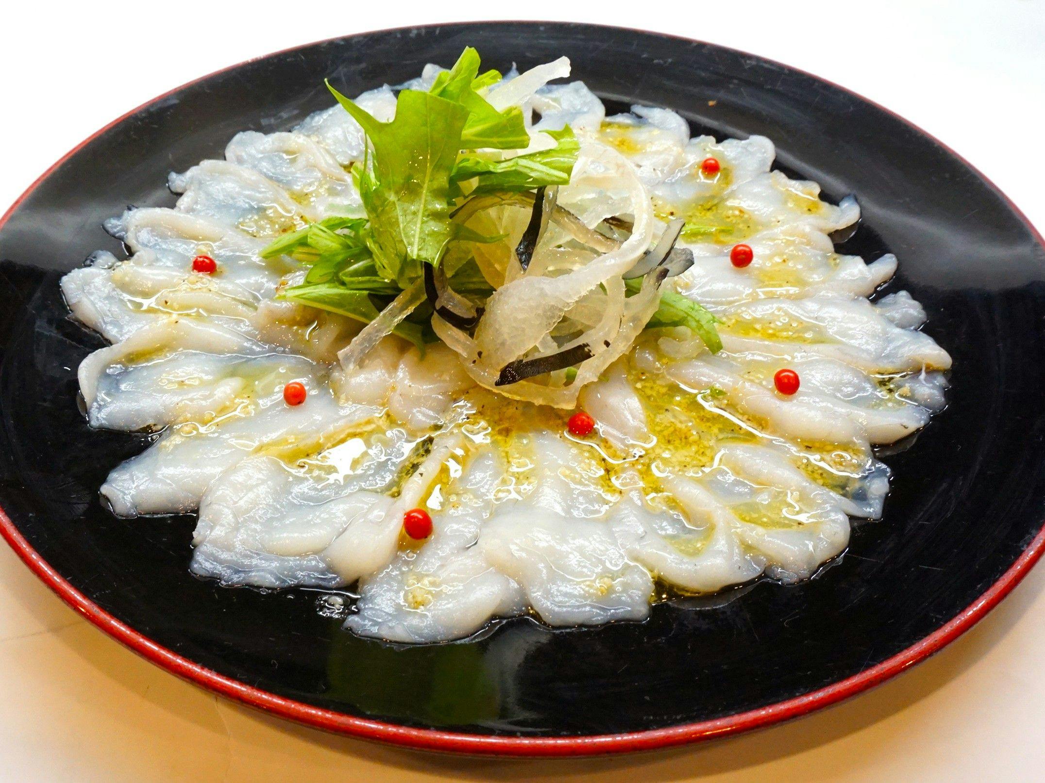 ふぐカルパッチョ