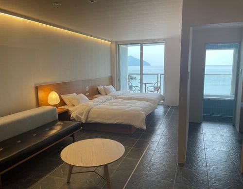 全室オーシャンビュー・テラス付！