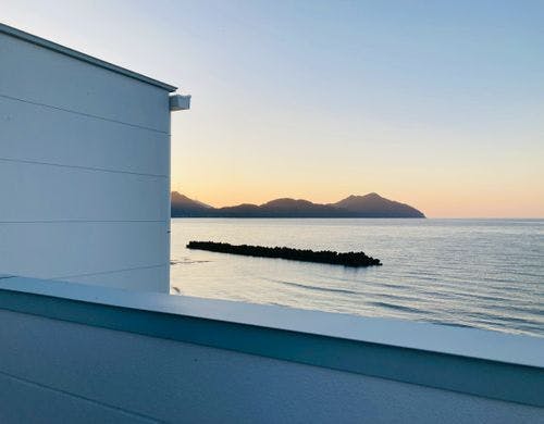 Suiteの海側テラス