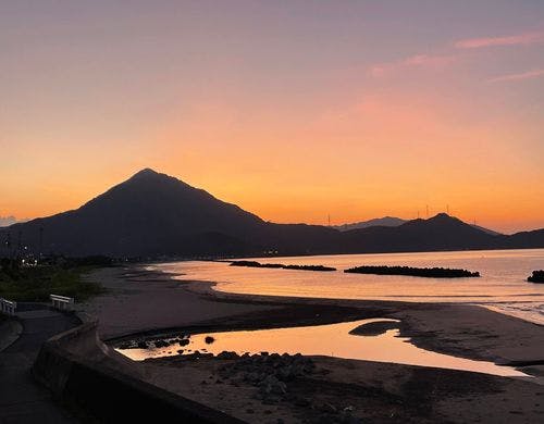 オーシャンビュー夕日