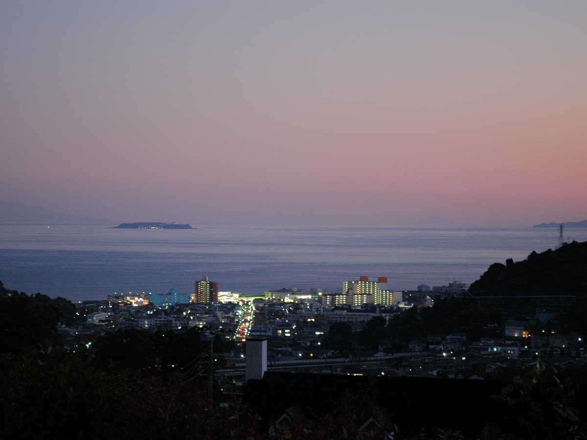 島、海、望むみかんの丘の貸切湯　ボンファム