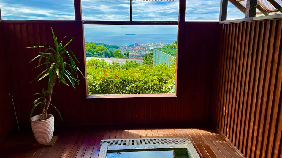 Island, Sea, View - Private Hot Spring on Mikan Hill - Bon Femme