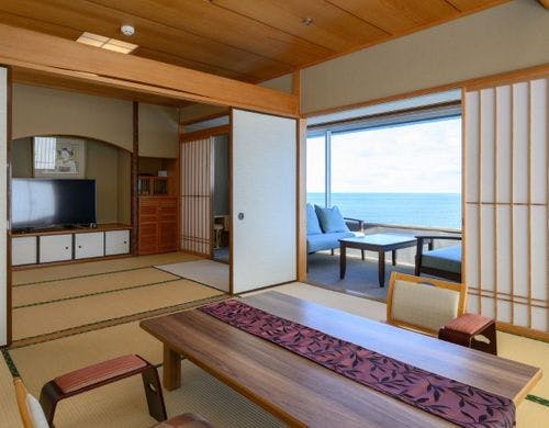 温泉露天風呂付特別室｜和室8畳＋6畳