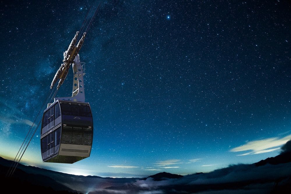 2156mから眺める満天の空へご案内