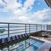 ห้องพิเศษเคียวโอมิ・อ่างอาบน้ำกลางแจ้ง (ตัวอย่าง)