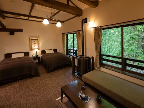 ツインベットの洋室【金】