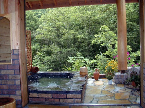 貸切展望露天「ホタルの庭園」風呂