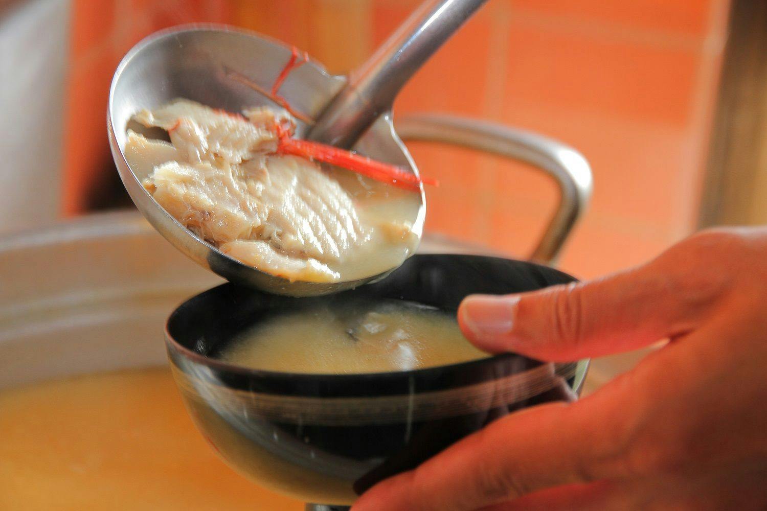 金目鯛の味噌汁