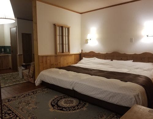 （３名様ご利用時）キングサイズのベッド