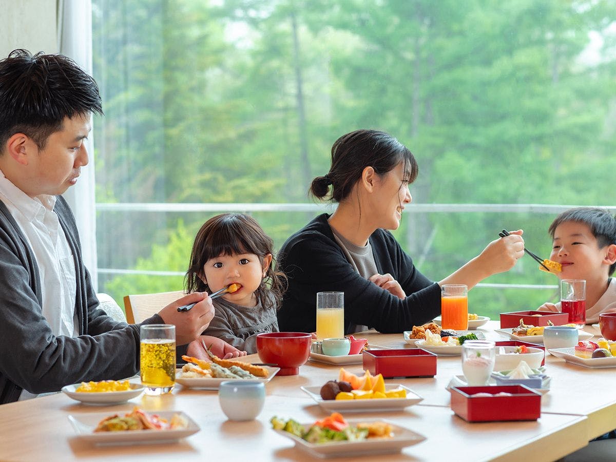 【基本プラン】旬の味覚と上質な温泉を滝の湯で！1泊2食付きビュッフェプラン
