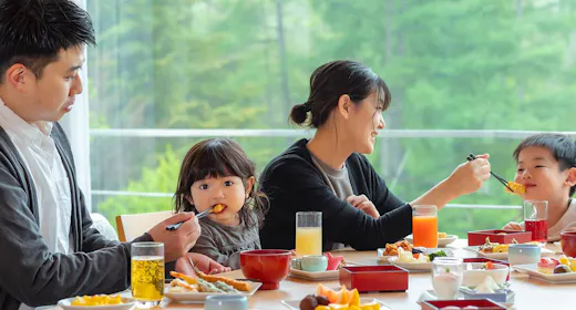 【お日にち限定!ファミリー応援プラン】未就学児のお子さまは無料!1泊2食ビュッフェ