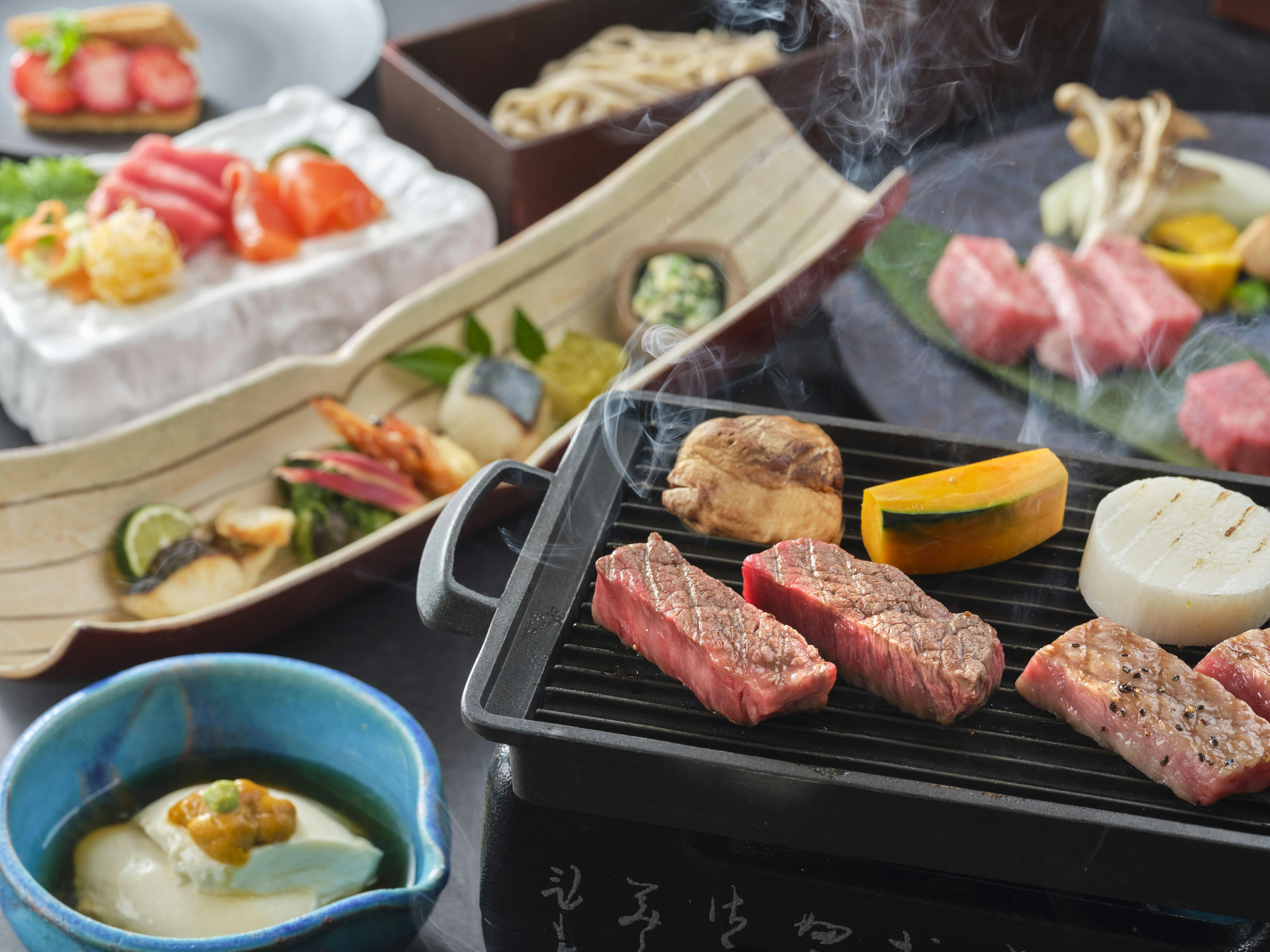 信州牛ステーキ食べ比べ会席
画像イメージ