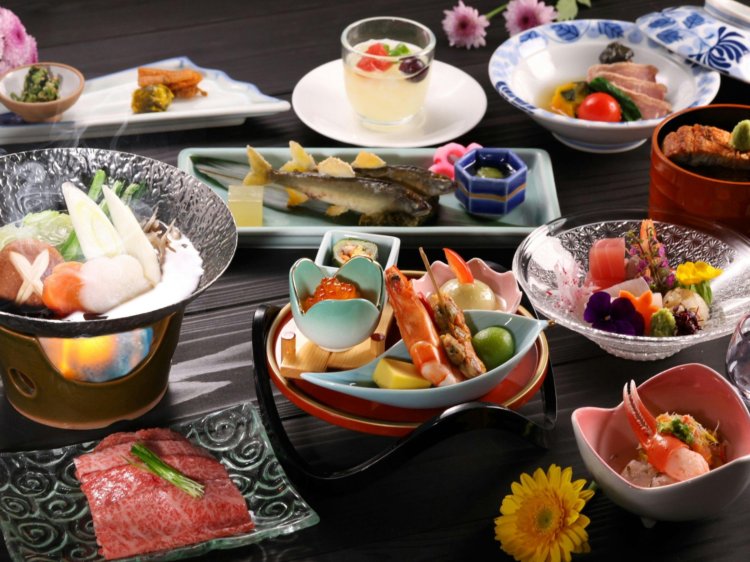 【夕・お部屋食または個室確約】＜舞の料理＞信州の味覚と、天竜川を望むとろみある温泉