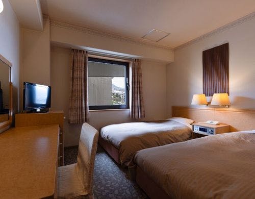 眺望無しの狭めツイン◇16平米 3-5F