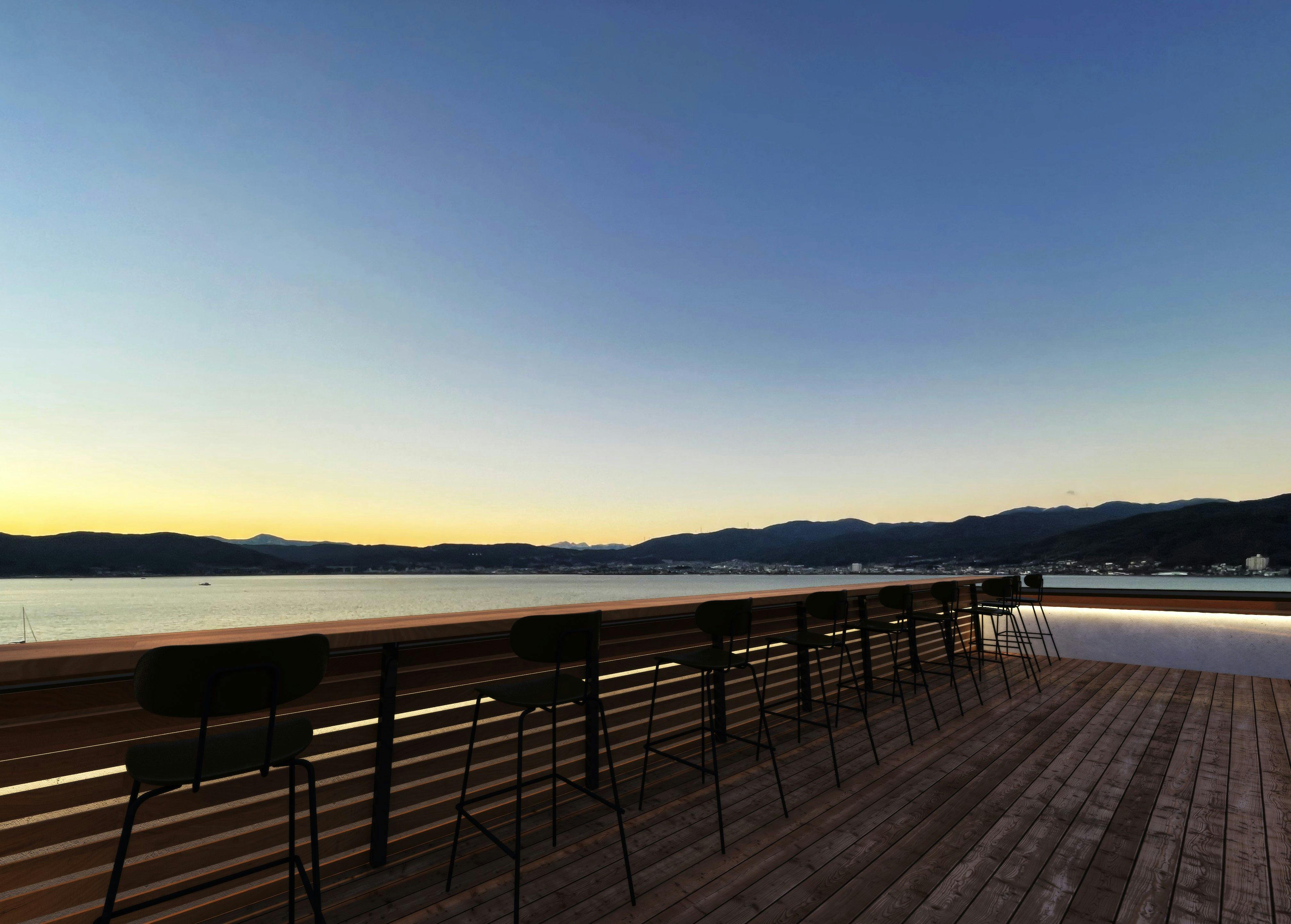 Senja di 'KOHANNO TERRACE'