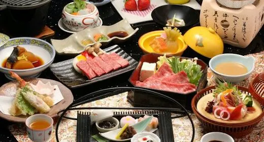 【朝夕部屋食or個室食】神戸牛しゃぶしゃぶ×特選和牛ステーキのWメイン!美味饗宴会席プラン