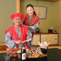 ちゃんちゃんこのお貸出しは赤・黄・紫あり