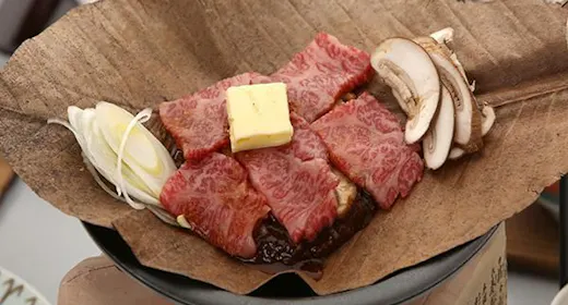 【迷ったらコレ】人気NO.1!!絶対食べたい飛騨牛料理!!飛騨牛朴葉味噌会席プラン 5大特典付
