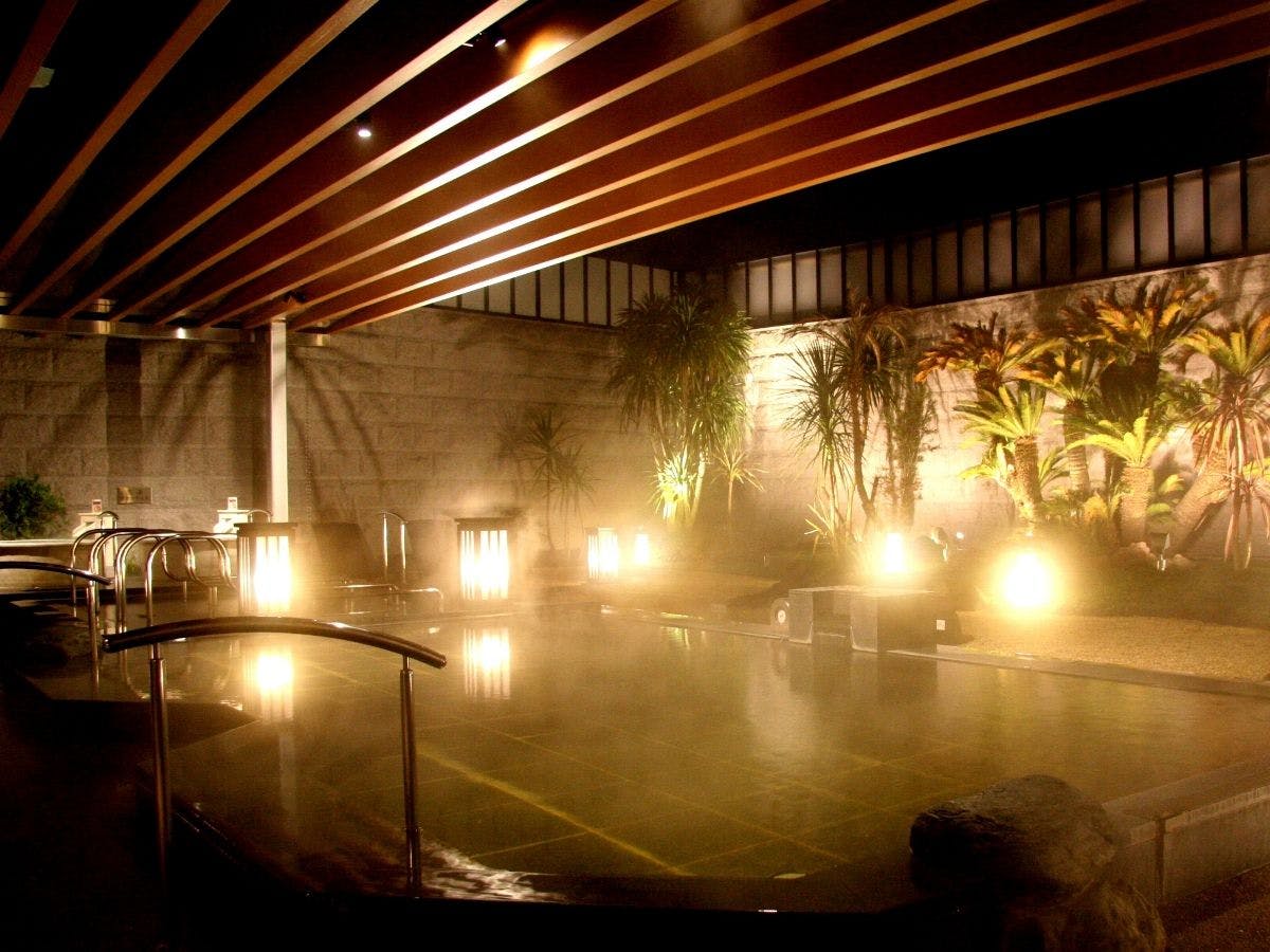 【あがんなっせ】夜の露天風呂