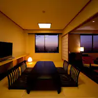 【最上階デザイナーズ和洋室】温泉ひのき